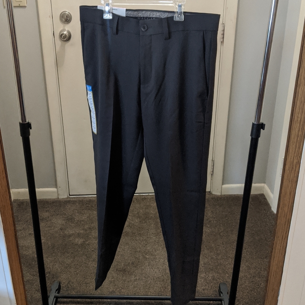Haggar 32x30 Men's Dress Pants Charcoal Grey